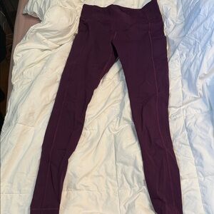 Womans Purple Leggings